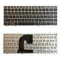 US Version Keyboard with Silver Frame for HP EliteBook 8470B 8470P 8470 8460 8460p 8460w ProBook 6460 6460b 6470 – Durable Build, Easy to Use, For EliteBook 8470B (US)