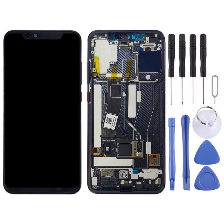 LCD Screen and Digitizer Full Assembly with Frame for Xiaomi Mi 8 Explorer / Mi 8 Pro – Durable Build, Easy to Use, For Xiaomi Mi 8 Explorer