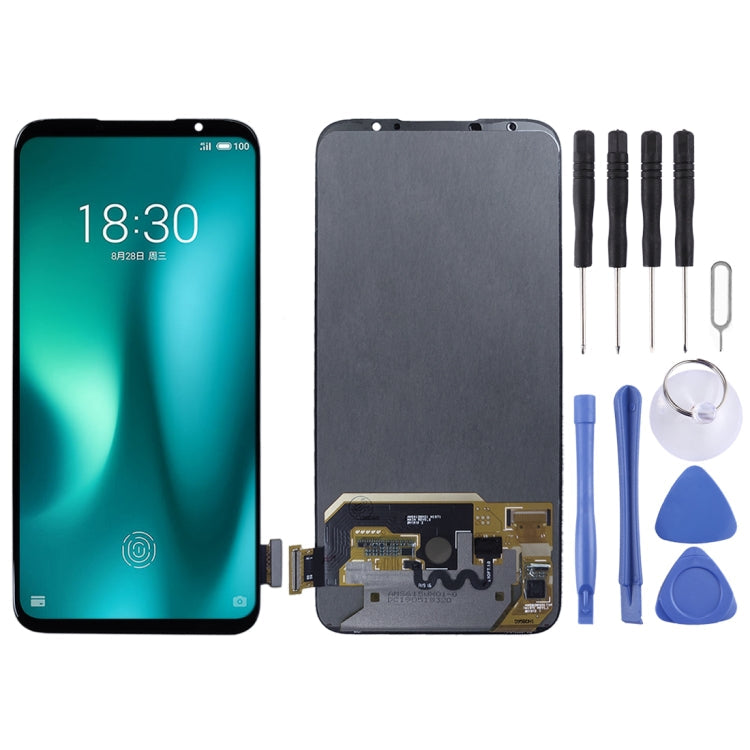 LCD Screen and Digitizer Full Assembly for Meizu 16S Pro, For Meizu 16S Pro For Meizu 16S Pro Black