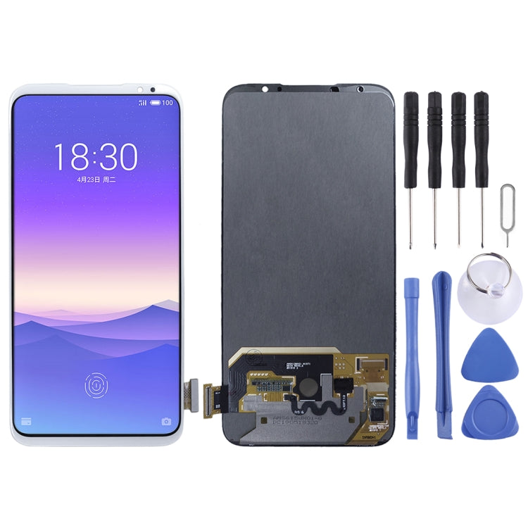 LCD Screen and Digitizer Full Assembly for Meizu 16XS – Durable Build, Easy to Use, For Meizu 16XS For Meizu 16XS White