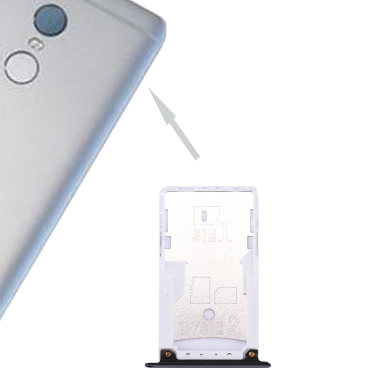 SIM & SIM / TF Card Tray, Redmi Note 4 – Durable Build, Easy to Use, For Xiaomi Redmi Note 4, For Redmi Note 4 For Xiaomi Redmi Note 4 Black