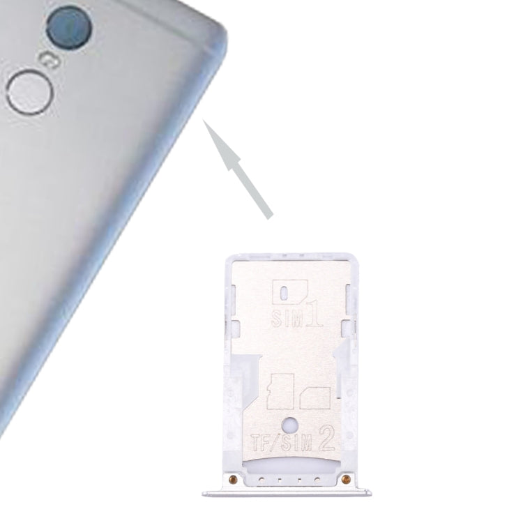 SIM & SIM / TF Card Tray, Redmi Note 4 – Durable Build, Easy to Use, For Xiaomi Redmi Note 4, For Redmi Note 4 For Redmi Note 4 Silver