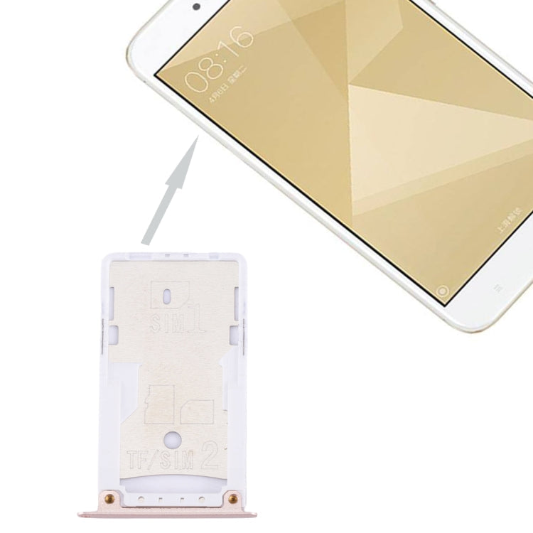 SIM & SIM / TF Card Tray – Durable Build, Easy to Use, For Xiaomi Redmi 4X, For Redmi 4X For Redmi 4X Gold