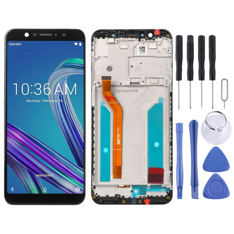 LCD Screen and Digitizer Full Assembly with Frame for Asus ZenFone Max Pro (M1) ZB601KL ZB602KL – Durable Build, Easy to Use, For Asus ZB601KL For Asus ZB601KL