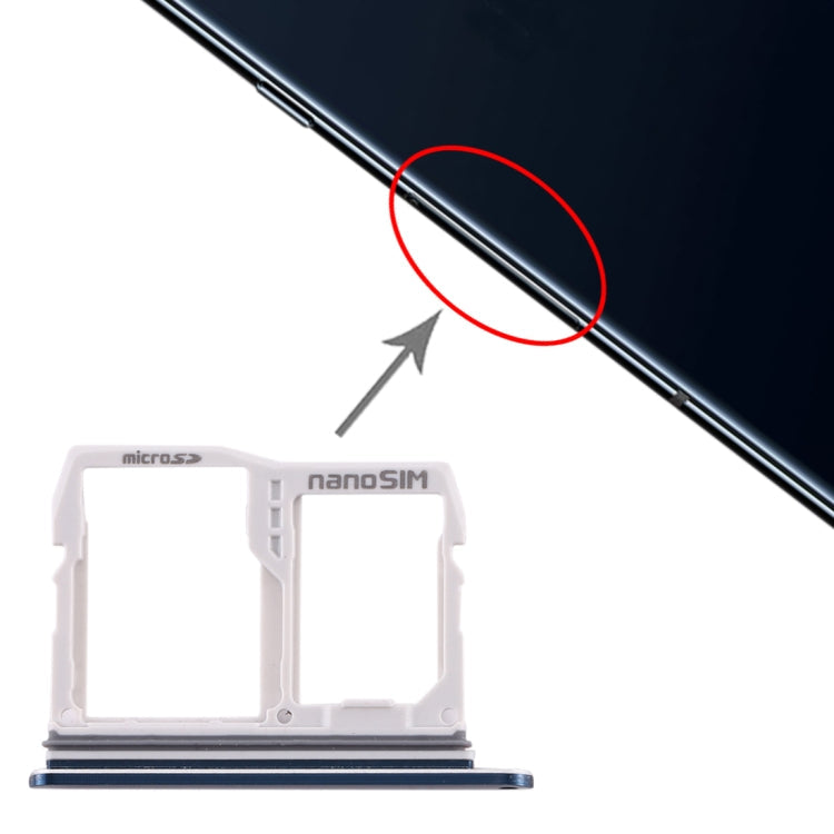 SIM Card Tray + Micro SD Card Tray for LG V40 ThinQ – Durable Build, Easy to Use, For LG V40 ThinQ For LG V40 ThinQ Blue