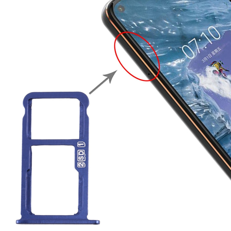 SIM Card Tray + SIM Card Tray / Micro SD Card Tray for Nokia X7 / 8.1 / 7.1 Plus / TA-1131 – Durable Build, Easy to Use, For Nokia X7 For Nokia X7 Blue
