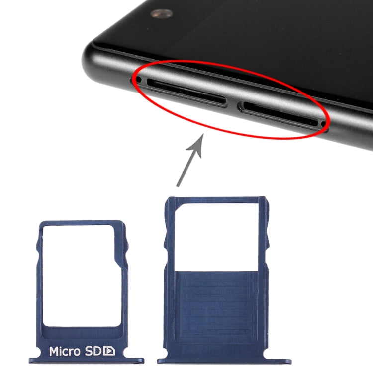 SIM Card Tray + Micro SD Card Tray for Nokia 3 TA-1020 TA-1028 TA-1032 TA-1038 – Durable Build, Easy to Use, For Nokia 3 For Nokia 3 Blue