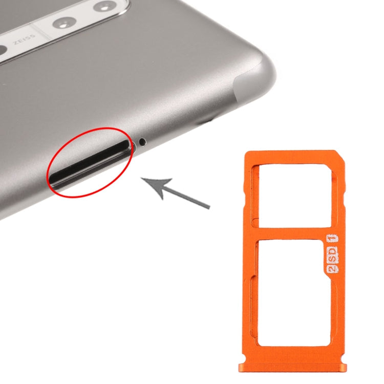 SIM Card Tray + SIM Card Tray / Micro SD Card Tray for Nokia 8 / N8 TA-1012 TA-1004 TA-1052 – Durable Build, Easy to Use, For Nokia 8