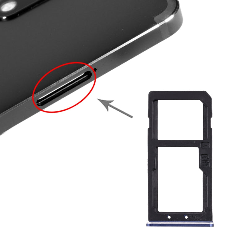 SIM Card Tray + SIM Card Tray / Micro SD Card Tray for Nokia 6 TA-1000 TA-1003 TA-1021 TA-1025 TA-1033 TA-1039 – Durable Build, Easy to Use, For Nokia 6 For Nokia 6 Blue