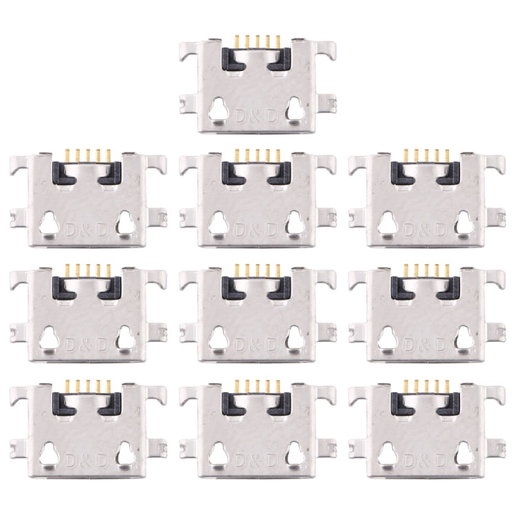 10 PCS Charging Port Connector for Xiaomi Redmi 7 / Redmi 7A – Durable Build, Easy to Use, For Redmi 7 For Redmi 7