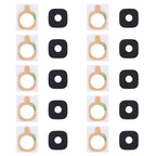 For Galaxy C7 Pro / C7010 10pcs Back Camera Lens Cover with Sticker, Galaxy C7 Pro Galaxy C7 Pro