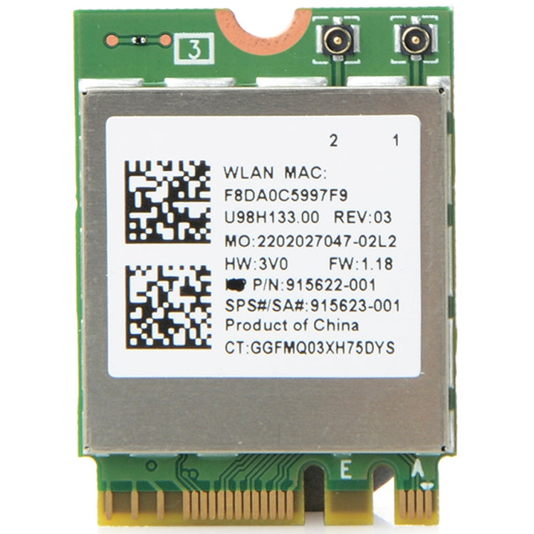 RTL8822BE Dual Band AC 433M Network Adapter Card Bluetooth 4.0 Wireless Network Adapter Card for Dell / ASUS / Toshiba / Sony / Acer, RTL8822BE – Bluetooth