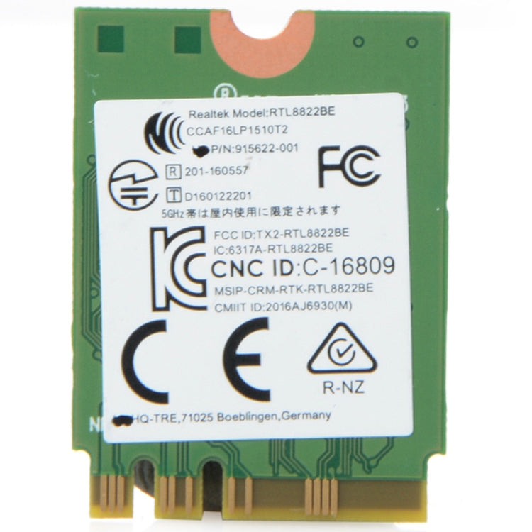 RTL8822BE Dual Band AC 433M Network Adapter Card Bluetooth 4.0 Wireless Network Adapter Card for Dell / ASUS / Toshiba / Sony / Acer, RTL8822BE – Bluetooth