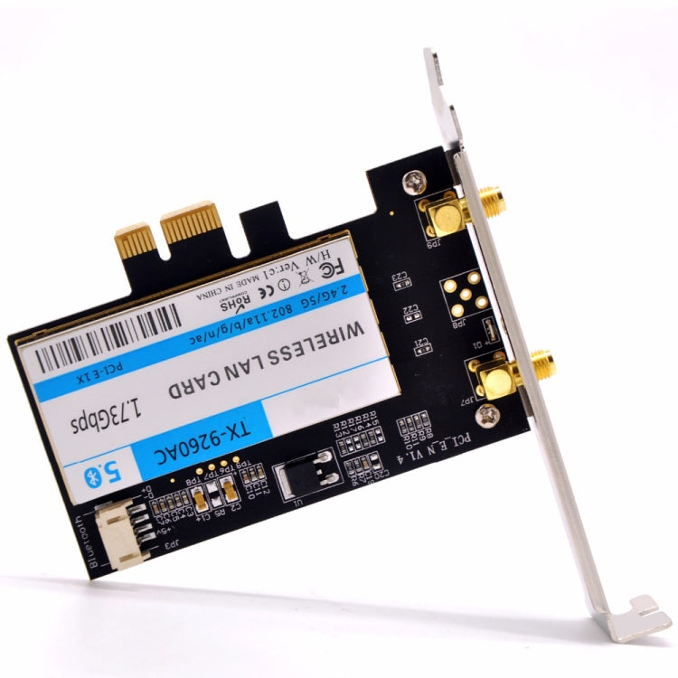 TX-9260AC Wireless-AC Dual Band 802.11ac 1730Mbps Desktop PCI-e WiFi Adapter + Bluetooth 5.0 WLAN Network Card for Intel 9260ac, TX-9260AC 1730Mbps – Bluetooth