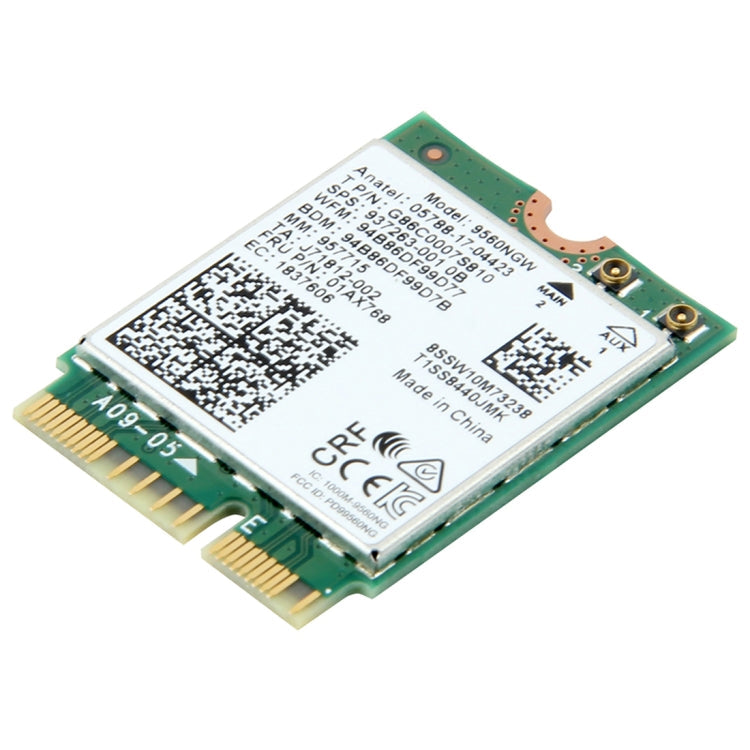 9560NGW Dual Band 1.73Gbps Wireless for Intel 9560ac NGFF Key E Wifi Card 8020.11ac Bluetooth 5.0 Laptop for Windows 10, 9560NGW Intel 9560ac – Bluetooth
