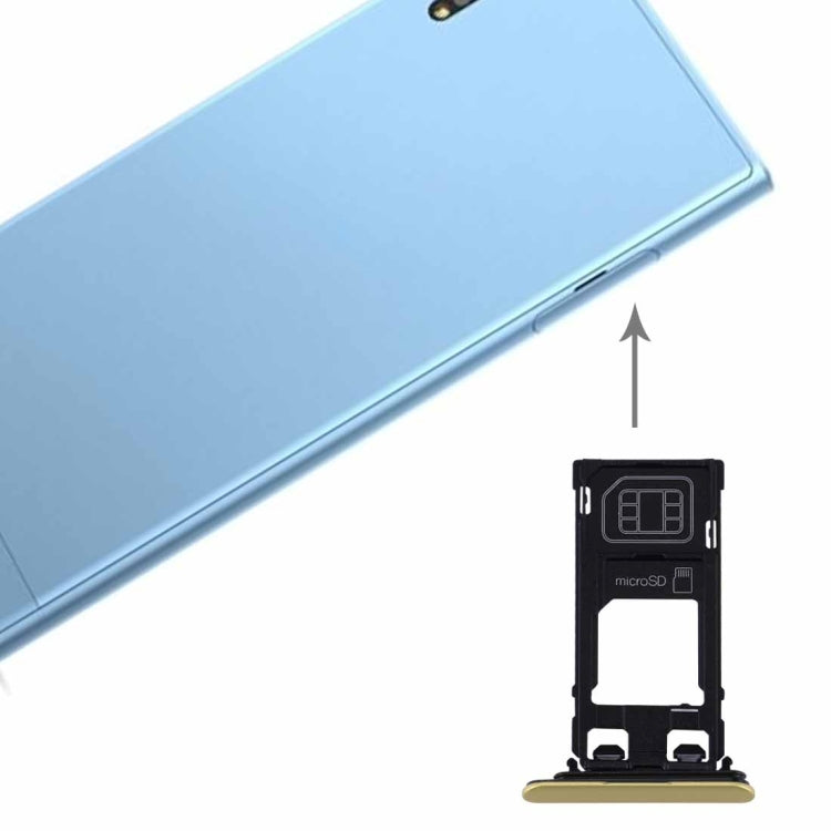 for Sony Xperia XZs (Single SIM Version) SIM & Micro SD Card Tray – Durable Build, Easy to Use, For Xperia XZs Single SIM, For XZs Single SIM For Xperia XZs Single SIM Gold