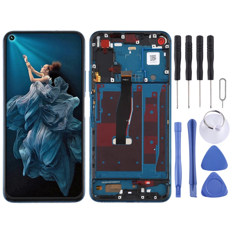 LCD Screen and Digitizer Full Assembly with Frame for Huawei Honor 20 Pro – Durable Build, Easy to Use, For Honor 20 Pro For Honor 20 Pro
