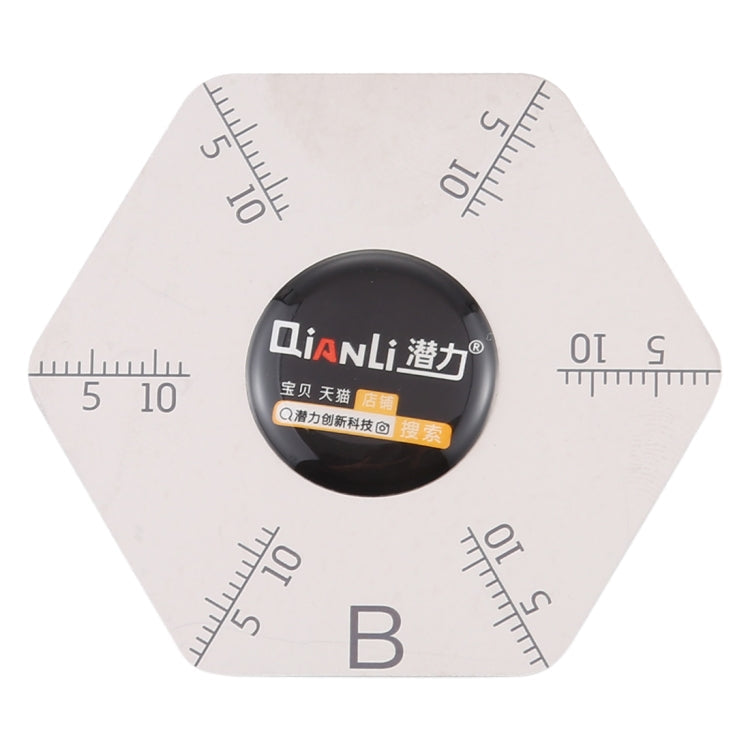 Qianli Hexagram Shape Pry Opening Tool With Scales, Hexagram – Durable Build, Easy to Use Hexagram