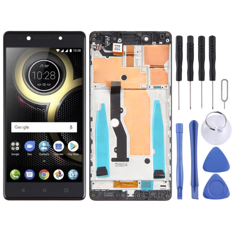 LCD Screen and Digitizer Full Assembly with Frame for Lenovo K8 Note XT1902-3 – Durable Build, Easy to Use, For Lenovo K8 Note For Lenovo K8 Note Black