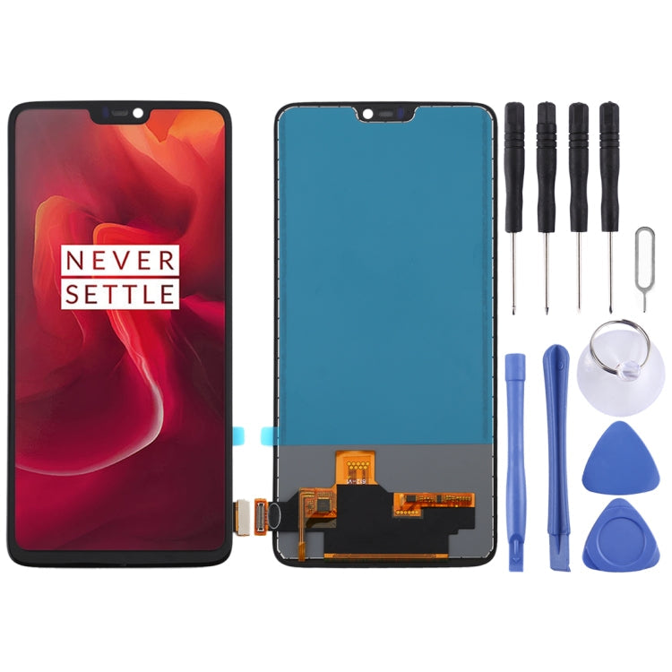 For OnePlus 6 A6000 TFT Material LCD Screen and Digitizer Full Assembly – Durable Build, Easy to Use, For OnePlus 6 (TFT)
