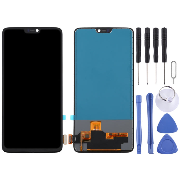 For OnePlus 6 A6000 TFT Material LCD Screen and Digitizer Full Assembly – Durable Build, Easy to Use, For OnePlus 6 (TFT)