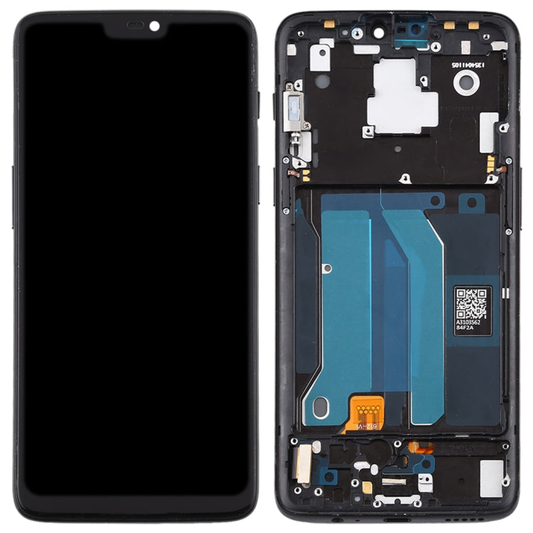 For OnePlus 6 A6000 TFT Material LCD Screen and Digitizer Full Assembly with Frame – Durable Build, Easy to Use, For OnePlus 6 (TFT)