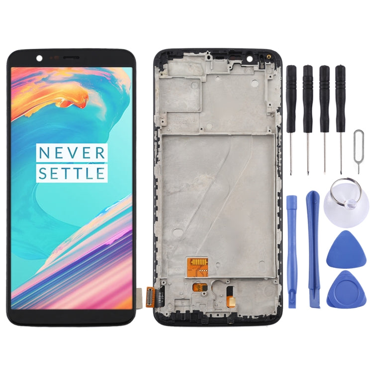 A5010 TFT Material LCD Screen and Digitizer Full Assembly with Frame – Durable Build, Easy to Use, For OnePlus 5T For OnePlus 5T