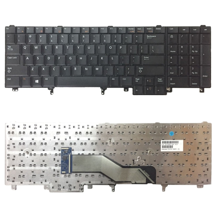 US Version Keyboard for Dell Latitude E6520 E6530 E6540 E5520 E5520M E5530 – Durable Build, Easy to Use, For Dell Latitude E6520 For Dell Latitude E6520