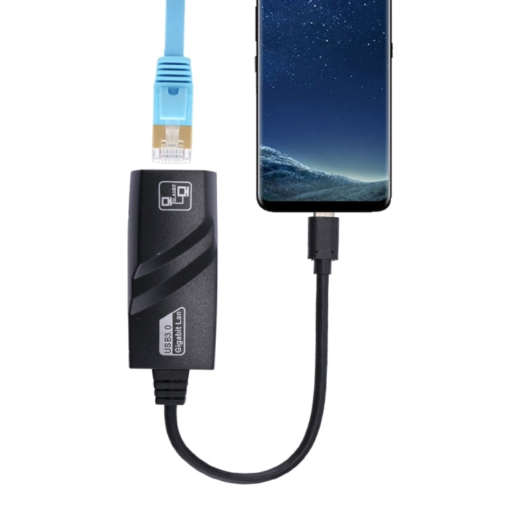 15cm USB-C / Type-C to RJ45 Gigabit Ethernet Network Adapter, RJ45 – Durable Build, Easy to Use RJ45