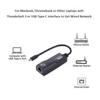15cm USB-C / Type-C to RJ45 Gigabit Ethernet Network Adapter, RJ45 – Durable Build, Easy to Use