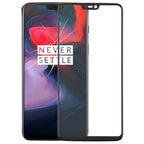For OnePlus 6 Front Screen Outer Glass Lens – Durable Build, Easy to Use, For OnePlus 6 Black