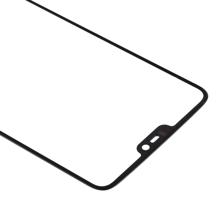 For OnePlus 6 Front Screen Outer Glass Lens – Durable Build, Easy to Use, For OnePlus 6 Black