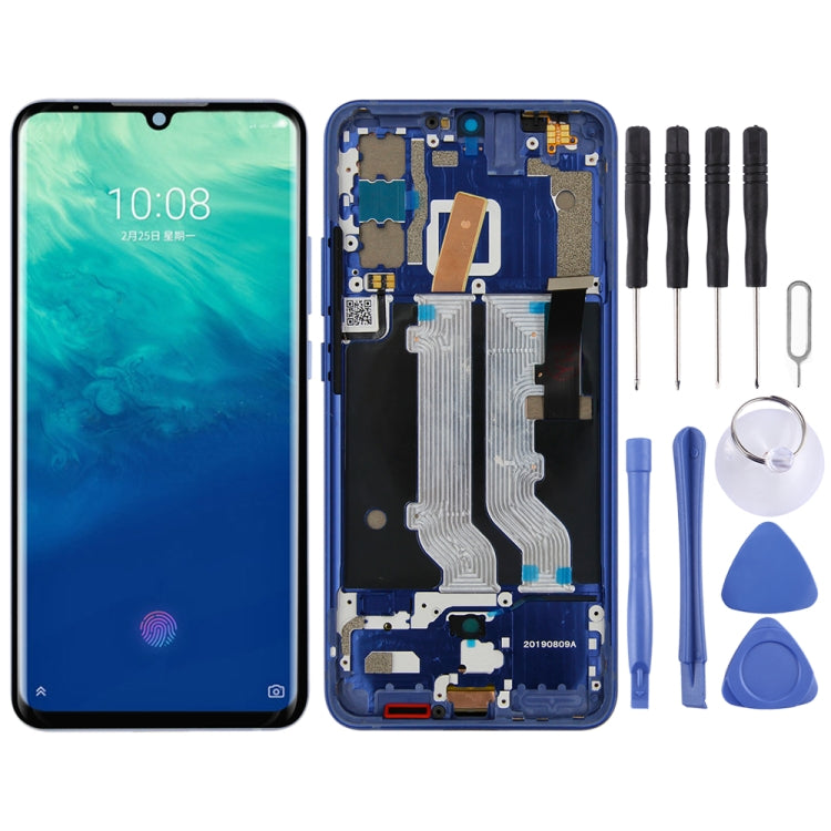 AMOLED Material LCD Screen and Digitizer Full Assembly with Frame for ZTE Axon 10 Pro (4G Version) – Durable Build, Easy to Use, For ZTE Axon 10 Pro 4G For ZTE Axon 10 Pro 4G