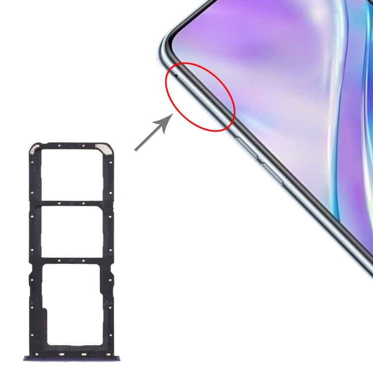 SIM Card Tray + SIM Card Tray + Micro SD Card Tray – Durable Build, Easy to Use, For OPPO Realme X2 For OPPO Realme X2 Purple