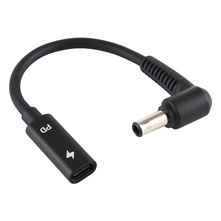 DP 5.0 x 1.0mm to Type-C Female Power Adapter Charger Cable – Durable Build, Easy to Use