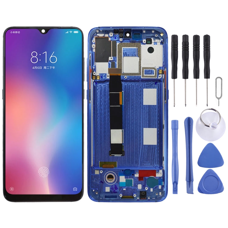 Original AMOLED Material LCD Screen and Digitizer Full Assembly with Frame for Xiaomi Mi 9 – Durable Build, Easy to Use, For Xiaomi Mi 9 (AMOLED), For Xiaomi Mi 9 (AOLED), For Xiaomi Mi 9 For Xiaomi Mi 9 (AMOLED) Blue