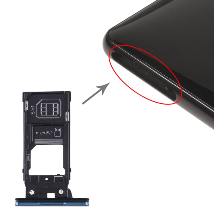 SIM Card Tray + SIM Card Tray + Micro SD Card Tray for Sony Xperia XZ2 – Durable Build, Easy to Use, For Sony Xperia XZ2