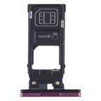 SIM Card Tray + Micro SD Card Tray for Sony Xperia XZ3 – Durable Build, Easy to Use, For Sony Xperia XZ3 (Purple), For Sony Xperia XZ3