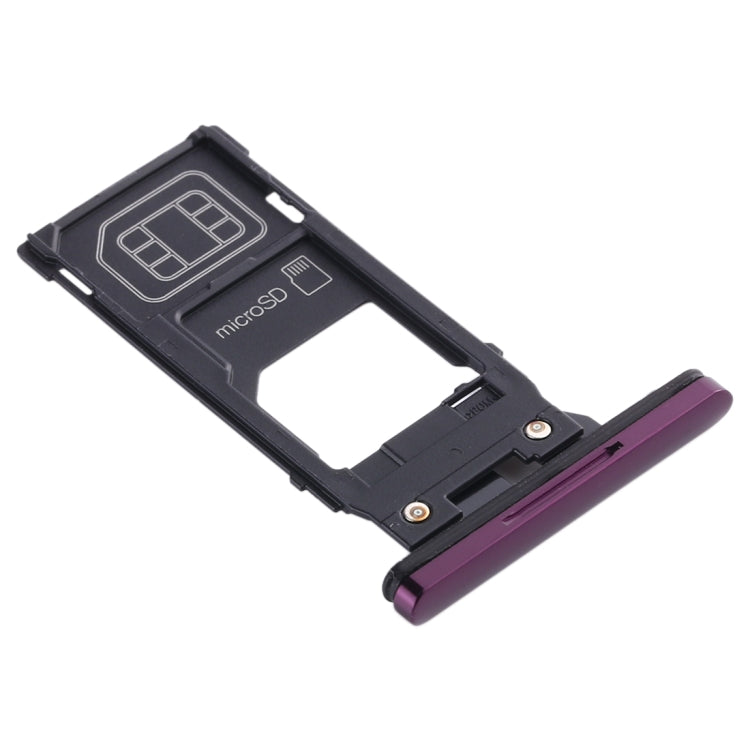 SIM Card Tray + Micro SD Card Tray for Sony Xperia XZ3 – Durable Build, Easy to Use, For Sony Xperia XZ3 (Purple), For Sony Xperia XZ3