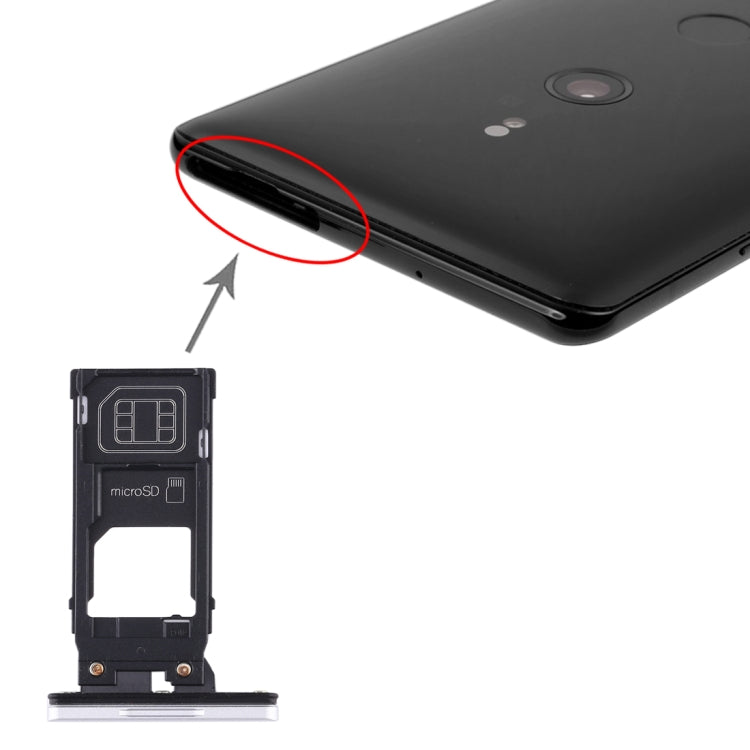 SIM Card Tray + Micro SD Card Tray for Sony Xperia XZ3 – Durable Build, Easy to Use, For Sony Xperia XZ3 (Purple), For Sony Xperia XZ3 For Sony Xperia XZ3 White
