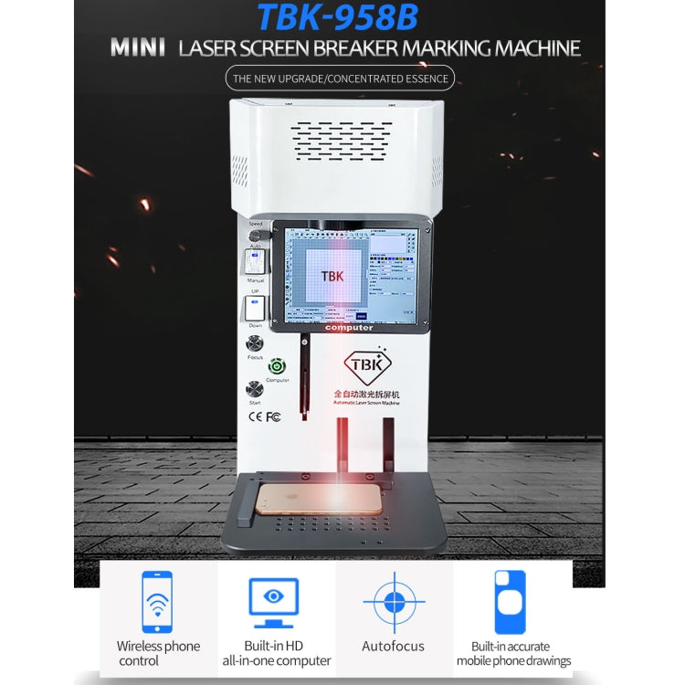 TBK958B Automatic Mini Laser Marking Screen Separater Repair Machine, TBK-958B – Durable Build, Easy to Use