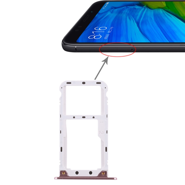 2 SIM Card Tray / Micro SD Card Tray for Xiaomi Redmi 5 Plus – Durable Build, Easy to Use, For Xiaomi Redmi 5 Plus, For Redmi 5 Plus, Fo r Xiaomi Redmi 5 Plus For Xiaomi Redmi 5 Plus Rose Gold