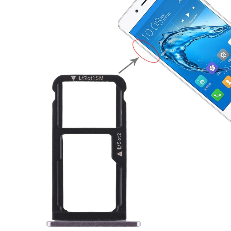 SIM Card Tray + SIM Card Tray / Micro SD Card Tray for Huawei Enjoy 6s – Durable Build, Easy to Use, For Huawei Enjoy 6s For Huawei Enjoy 6s Grey