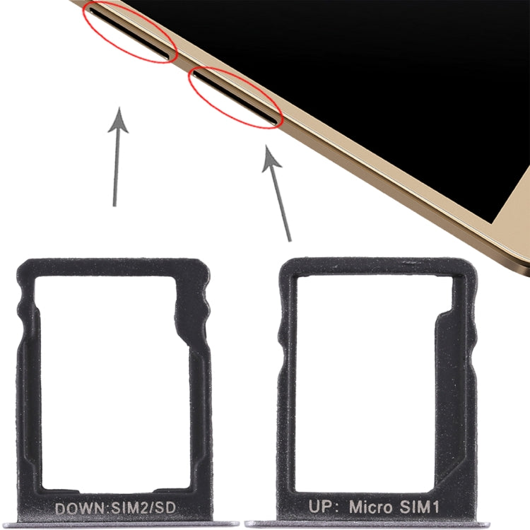 SIM Card Tray + SIM Card Tray / Micro SD Card for Huawei Enjoy 5s – Durable Build, Easy to Use, For Huawei Enjoy 5s For Huawei Enjoy 5s Grey