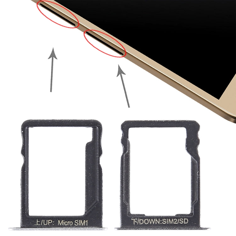 SIM Card Tray + SIM Card Tray / Micro SD Card for Huawei Enjoy 5s – Durable Build, Easy to Use, For Huawei Enjoy 5s For Huawei Enjoy 5s Silver