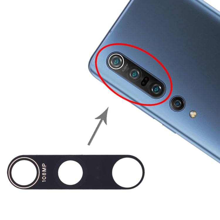 10 PCS Back Camera Lens for Xiaomi Mi 10 Pro 5G – Durable Build, Easy to Use, For Xiaomi Mi 10 Pro 5G