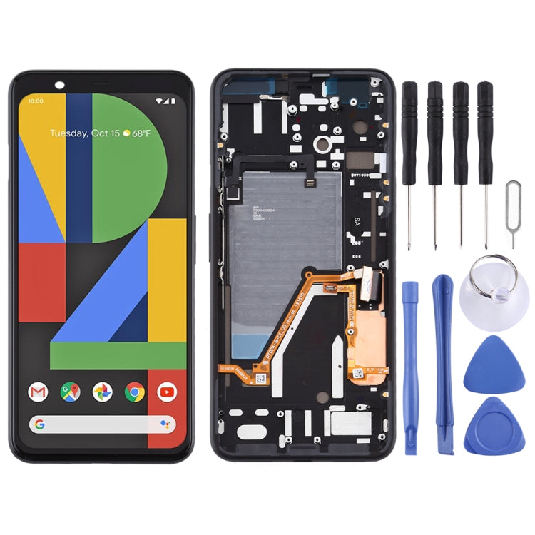 Original LCD Screen and Digitizer Full Assembly with Frame for Google Pixel 4XL – Durable Build, Easy to Use, For Google Pixel 4XL(with Frame) For Google Pixel 4XL(with Frame)