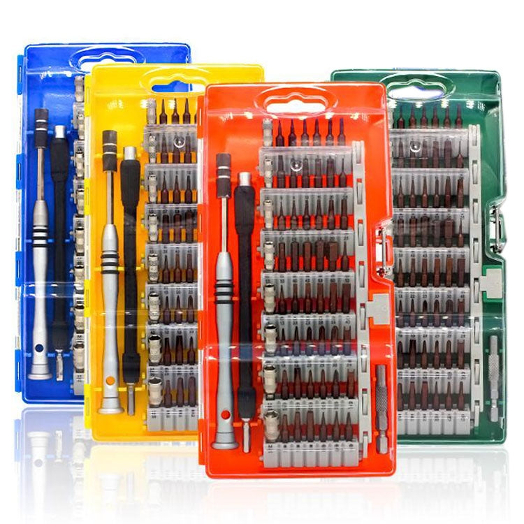 60 in 1 S2 Tool Steel Precision Screwdriver Nutdriver Bit Repair Tools Kit, 60 in 1 (Orange), 60 in 1 (Green), 60 in 1 (Blue), 60 in 1 (Yellow) – Durable Build, Easy to Use