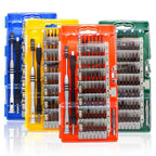 60 in 1 S2 Tool Steel Precision Screwdriver Nutdriver Bit Repair Tools Kit, 60 in 1 (Orange), 60 in 1 (Green), 60 in 1 (Blue), 60 in 1 (Yellow) – Durable Build, Easy to Use