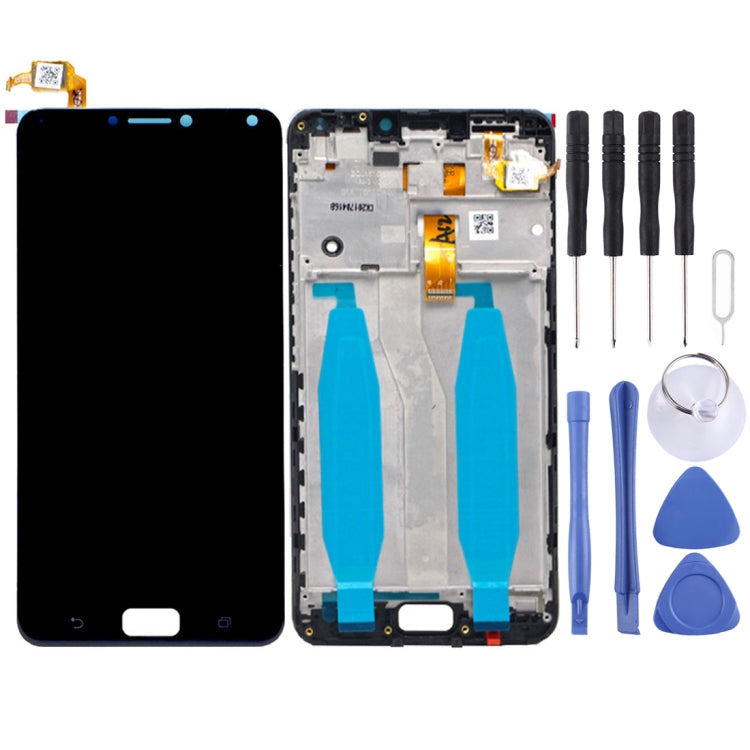 LCD Screen and Digitizer Full Assembly with Frame for Asus Zenfone 4 Max ZC554KL X00ID – 4K, For Asus ZC554KL, For Asus Zenfone 4 Max ZC554KL
